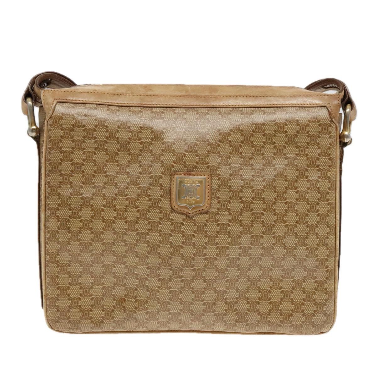 Celine CELINE Macadam Canvas Shoulder Bag Beige Size ONE SIZE - 13 Thumbnail