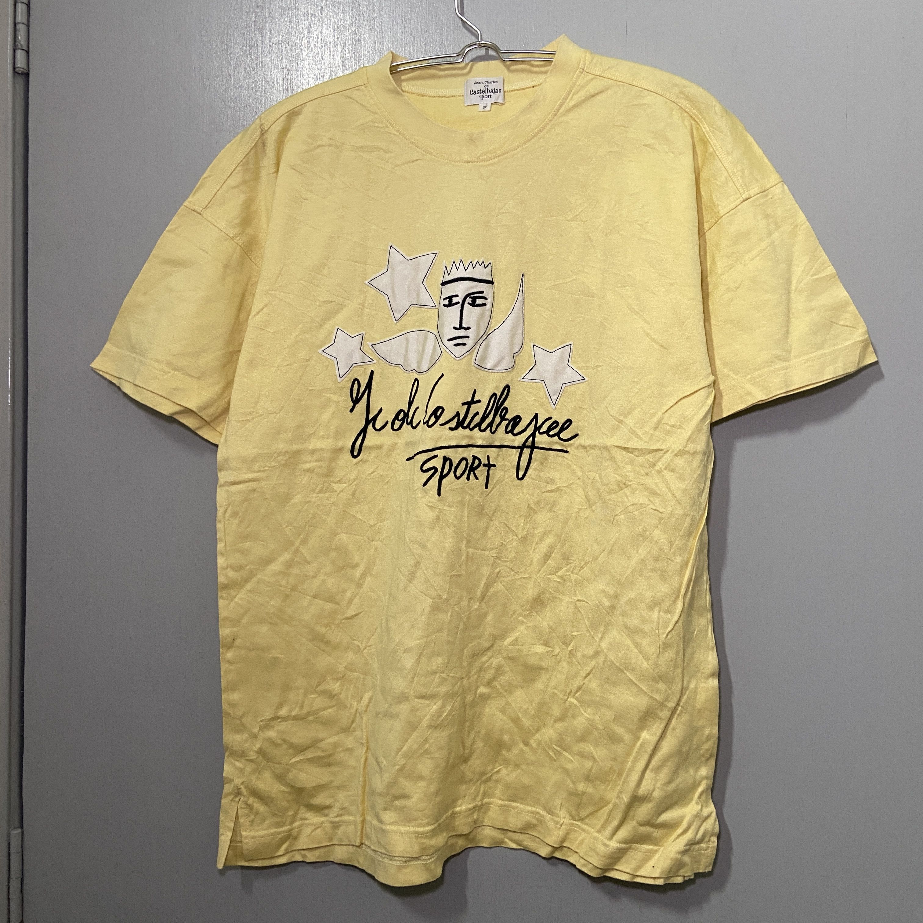 Jean Charles De Castelbajac Vintage Jean Charles De Castelbajac ART Mellow Yellow Size US L / EU 52-54 / 3 - 1 Thumbnail