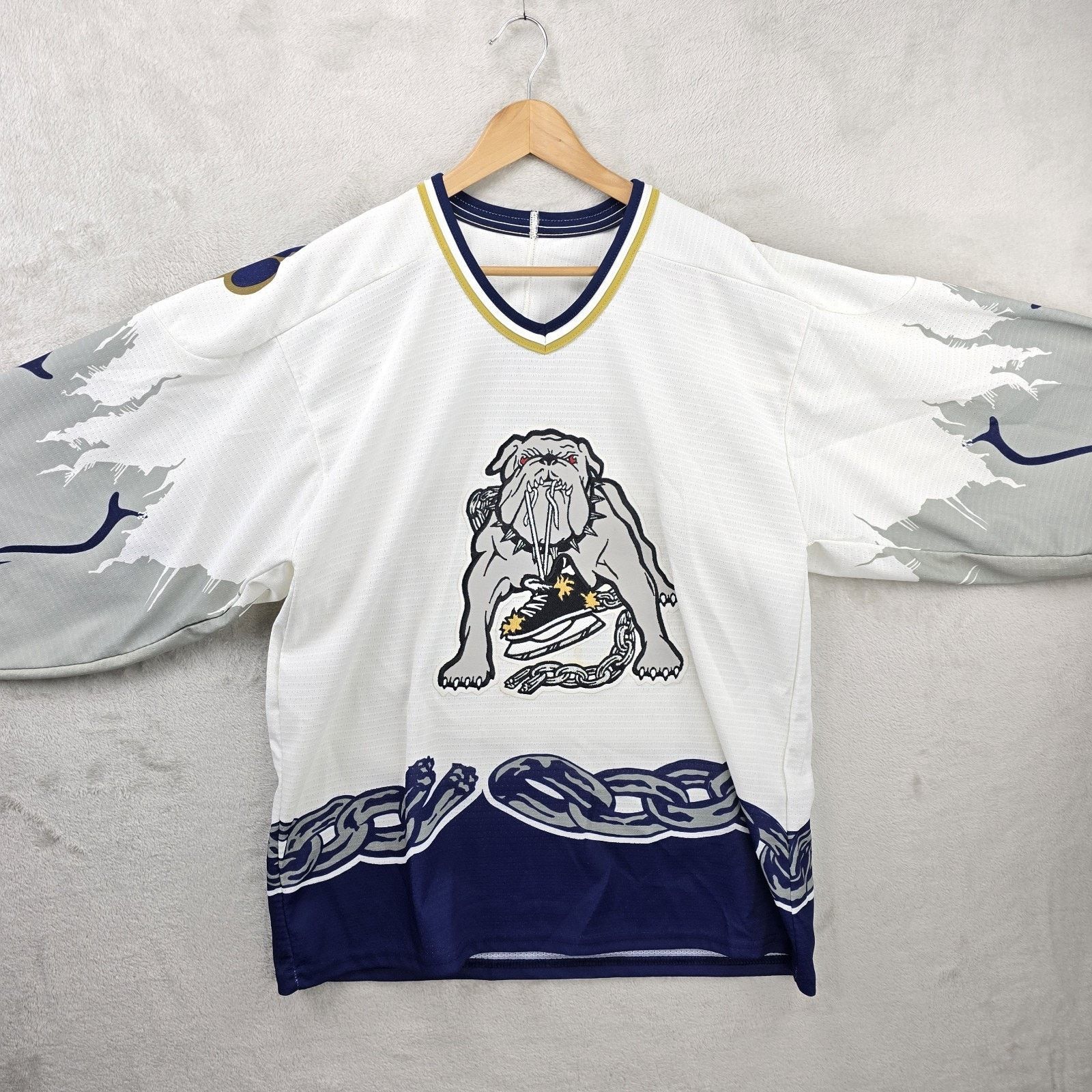 Other Vintage Long Beach Ice Dogs Hockey Jersey Medium Autographed Size US M / EU 48-50 / 2 - 2 Thumbnail