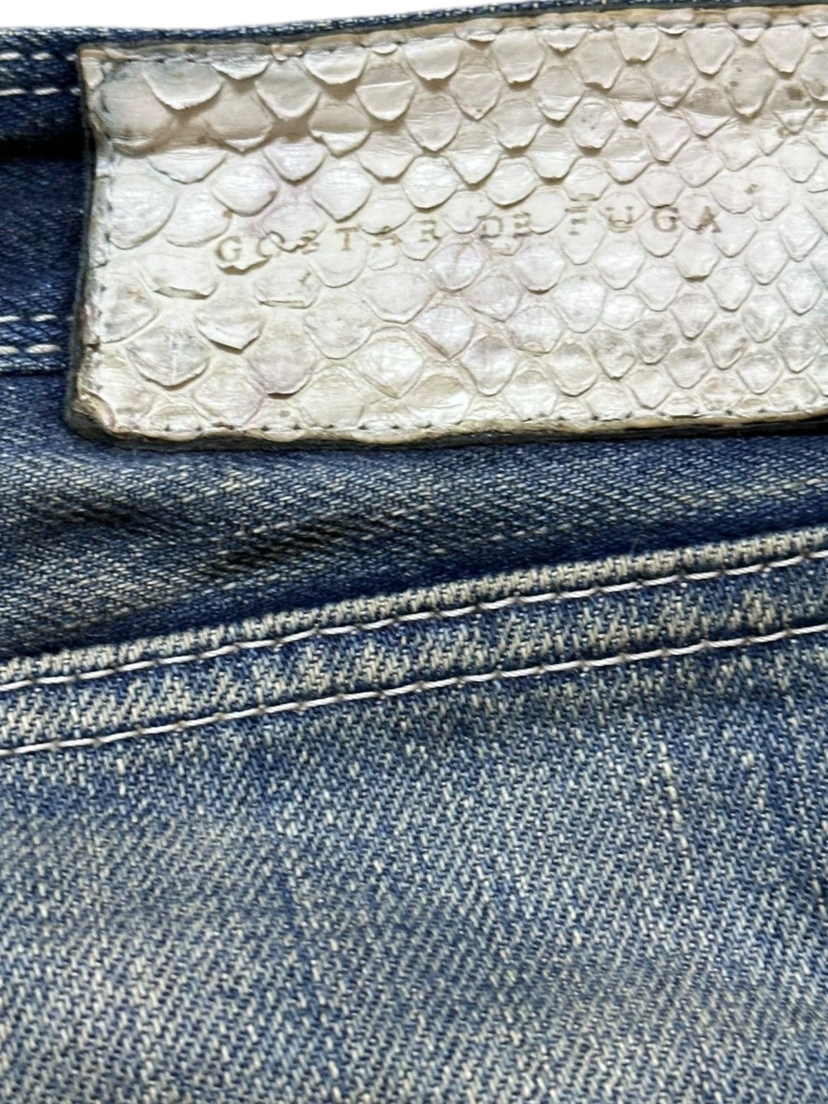 GOSTAR DE FUGA Vintage Gostar Defuga SelvedgeCurve Leg Mudwash Denim Size US 31 - 10 Thumbnail