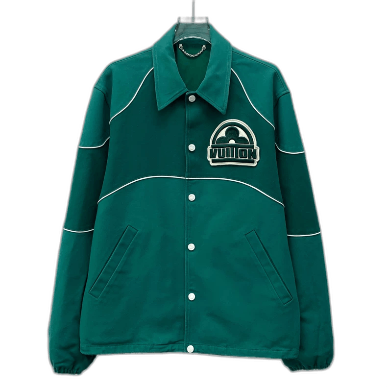Louis Vuitton Louis Vuitton Green Embroidered Long Sleeve Jacket Size US M / EU 48-50 / 2 - 1 Thumbnail