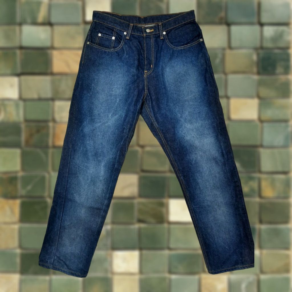 Polo Ralph Lauren Polo Ralph Lauren Jeans Co Men's 32x30 Straight Relaxed Dark Wash Blue Denim Jeans Size US XS / EU 42 / 0 - 1 Thumbnail