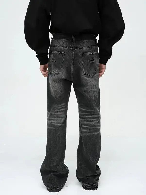 Japanese Brand Pepper x Reiko Black High Street Vintage Loose Fit Jeans Size US 33 - 8 Thumbnail