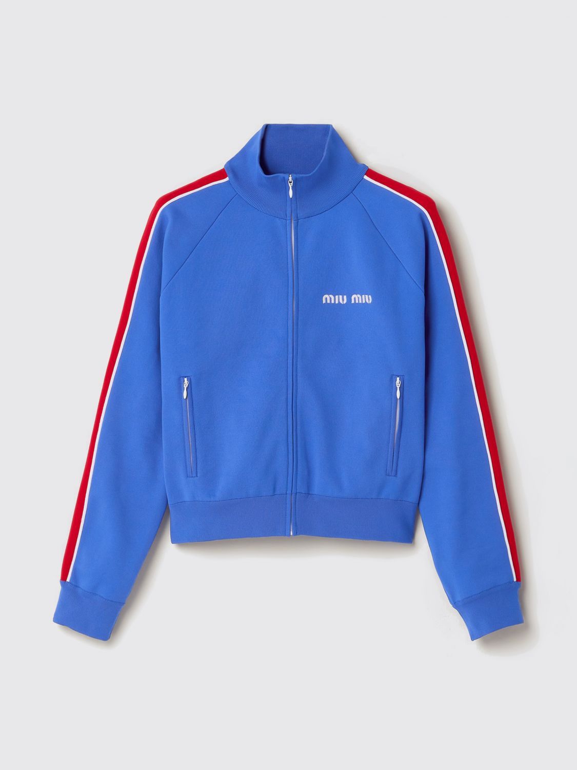 Miu Miu Miu Miu Sweatshirt Woman Blue Size M / US 6-8 / IT 42-44 - 1 Preview