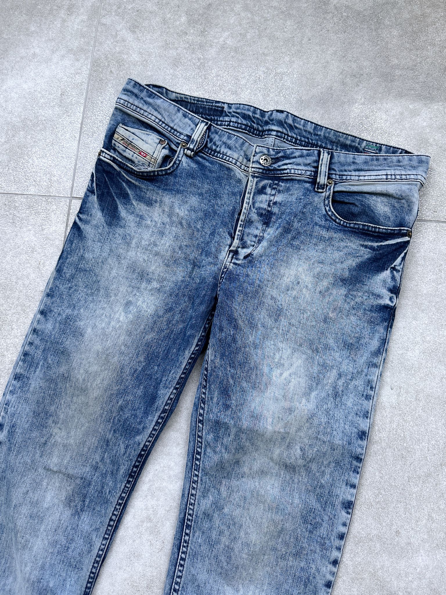 Diesel Vintage Y2K Diesel Blue Denim Jeans Pants Size US 34 / EU 50 - 3 Thumbnail