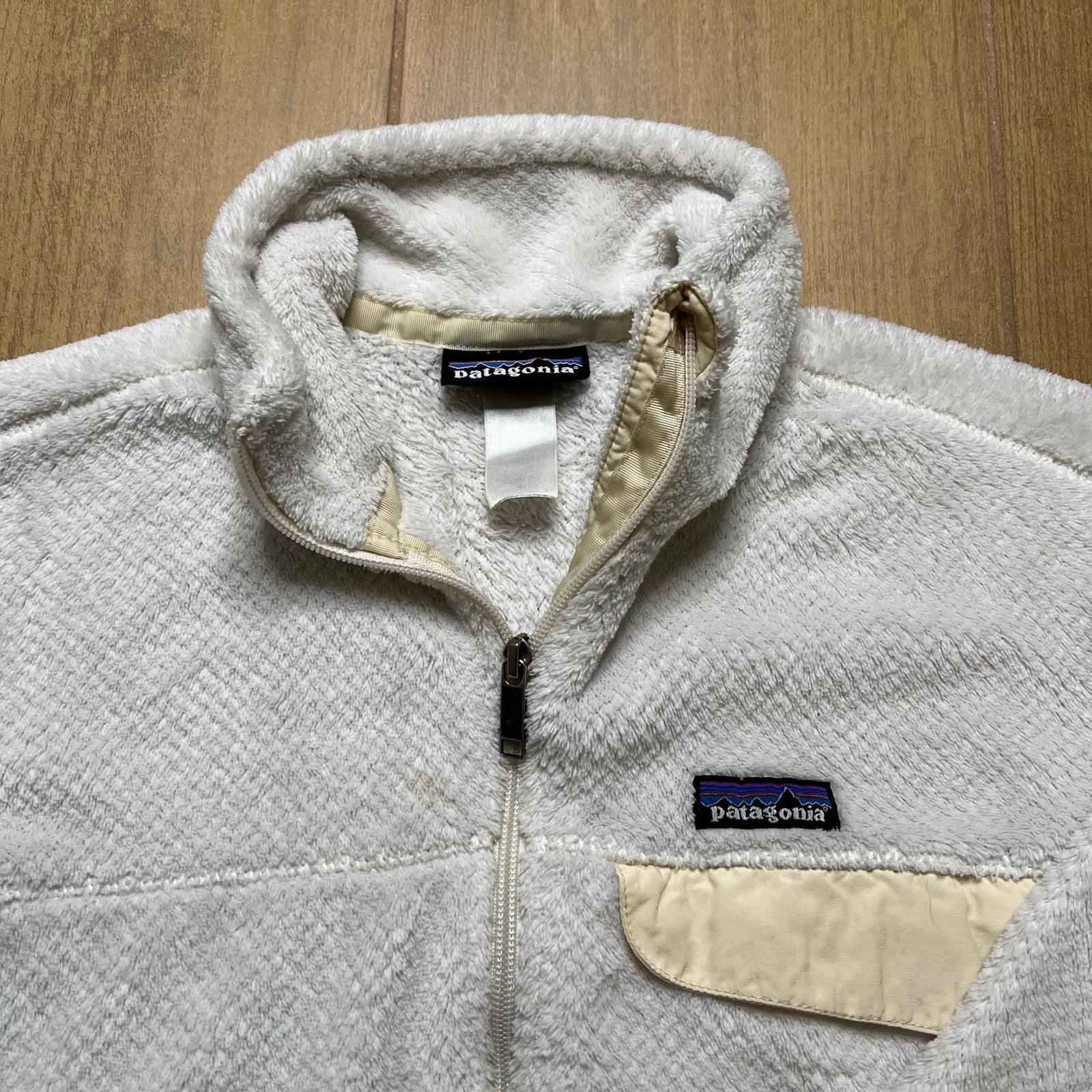 Patagonia Patagonia Fleece Jacket Full Zip White Cream Women’s Sz M/L Size M / US 6-8 / IT 42-44 - 13 Thumbnail