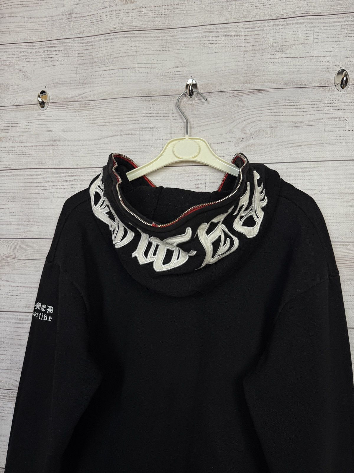 Named Collective Named Collective Mission Zip Hoodie Black/Red Target Size US M / EU 48-50 / 2 - 7 Thumbnail