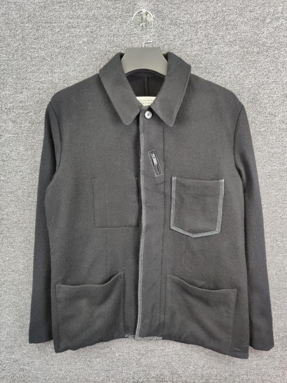 Maison Margiela Maison Margiela Wool Stitch Jacket Size US L / EU 52-54 / 3 - 1 Thumbnail