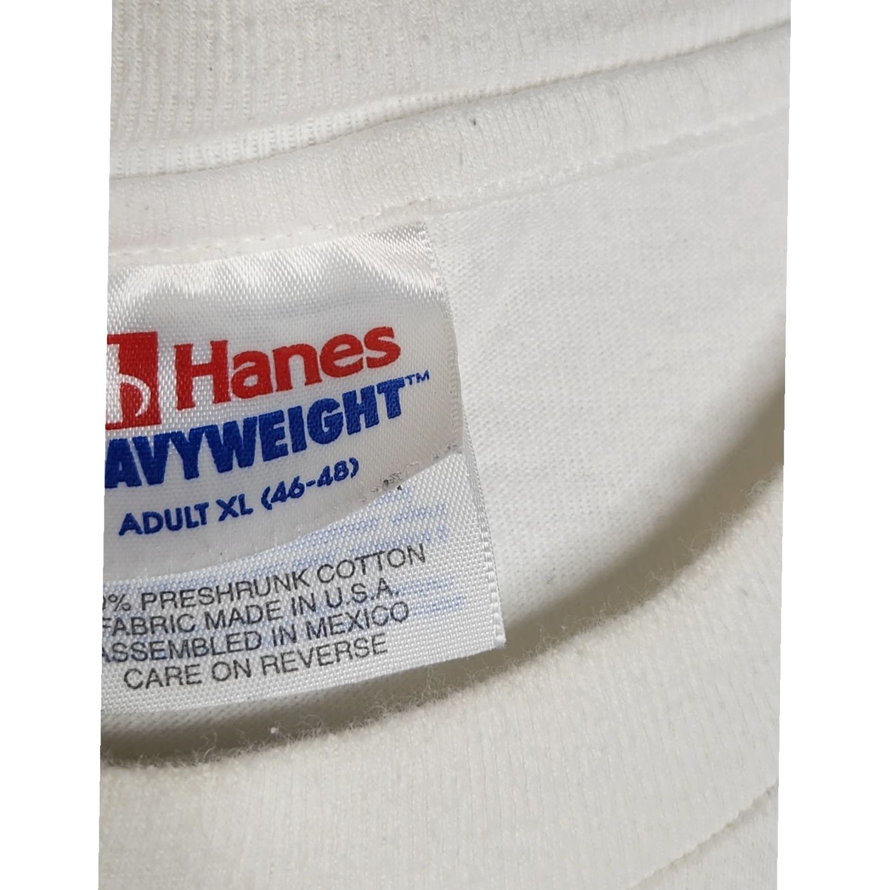 Hanes VINTAGE Hiram Walker Sourballs Alcohol Promo Funny Pun Art XL White Shirt Size US XL / EU 56 / 4 - 4 Thumbnail