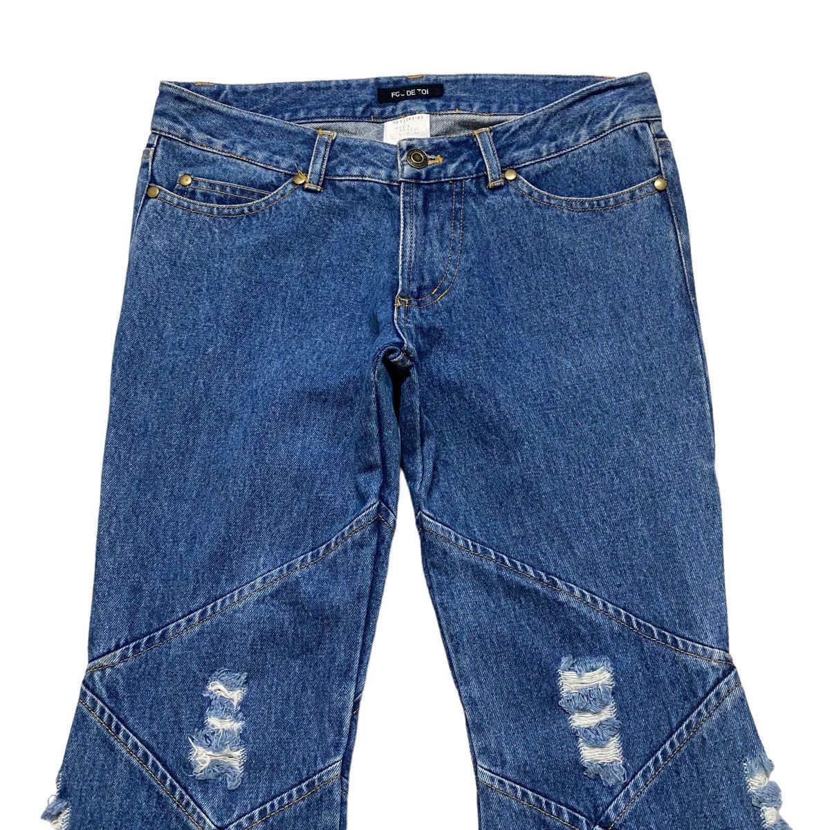 Japanese Brand FOU DE TOI Denim Flare Jeans Size US 28 / EU 44 - 3 Thumbnail