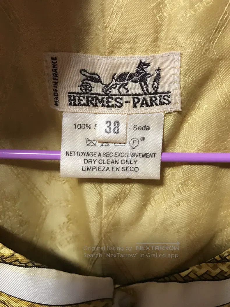Hermes Hermes Classic women's silk sleeveless top Size XS / US 0-2 / IT 36-38 - 2 Thumbnail