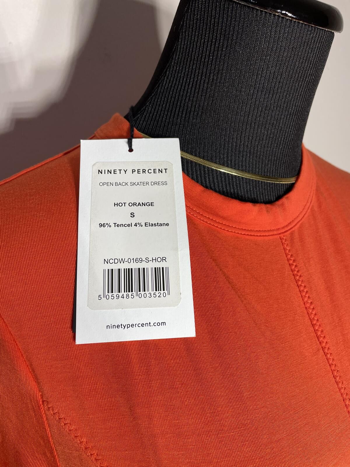 Other Ninety Percent Burnt Orange Knit Midi Dress Sz S Minimalist Size S / US 4 / IT 40 - 4 Thumbnail