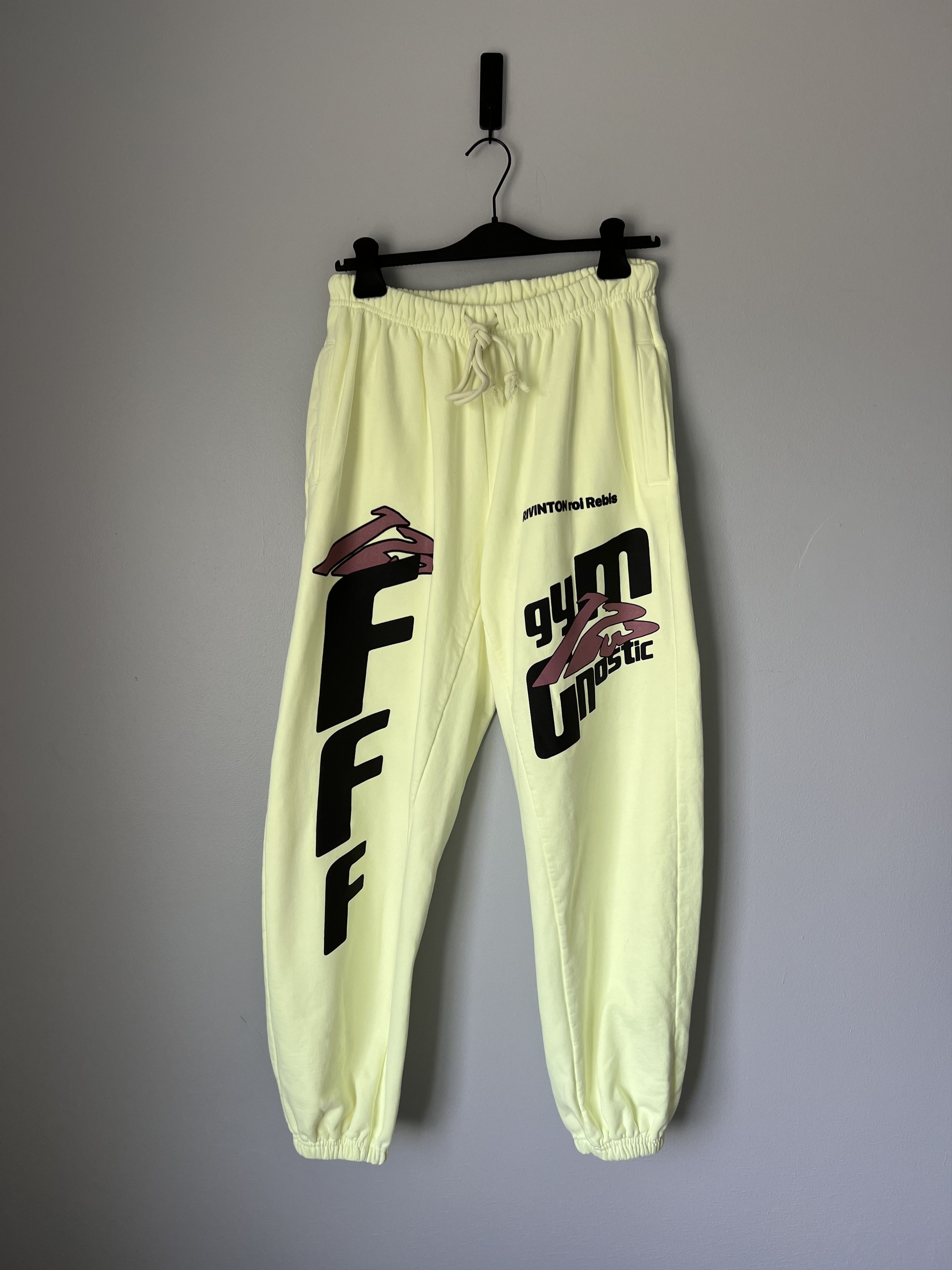 RRR123 Fasting For Faster Tapered Sweatpants in Neon Green