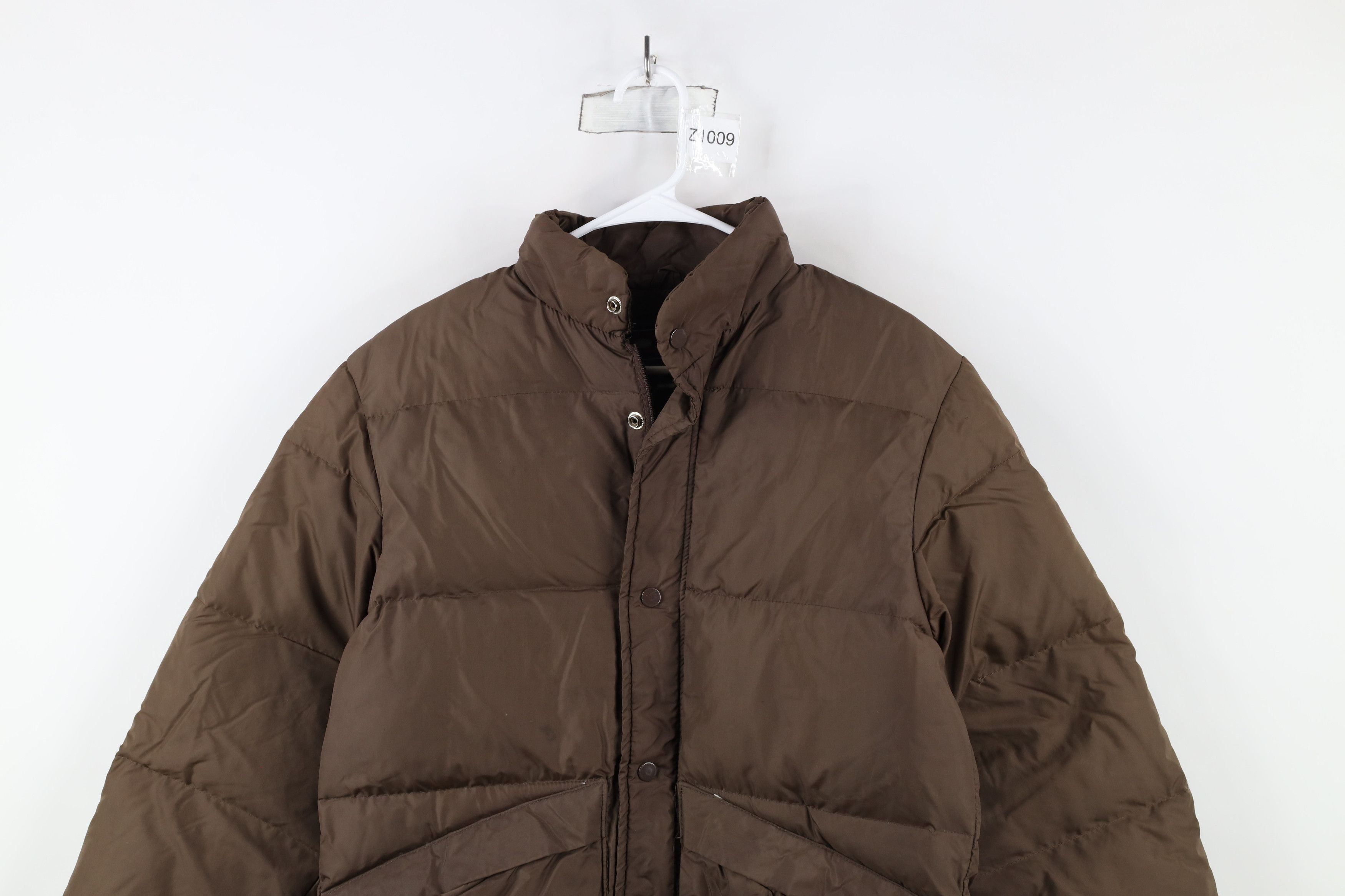 Vintage Vintage 70s Streetwear Duck Down Puffer Jacket Brown Size US S / EU 44-46 / 1 - 2 Thumbnail