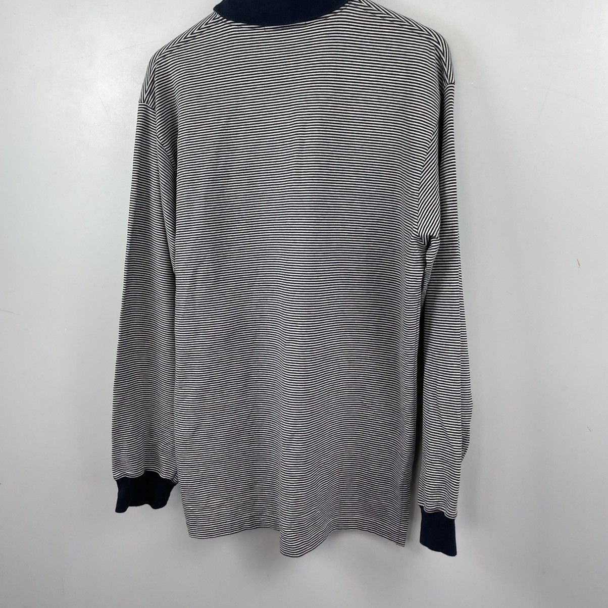 Polo Ralph Lauren VINTAGE Polo Ralph Lauren Striped Long Sleeve Polo Shirt Size US L / EU 52-54 / 3 - 5 Thumbnail