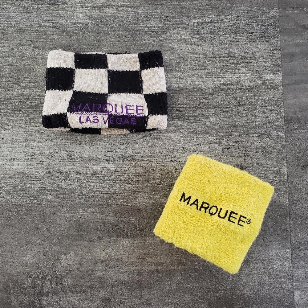 Designer Black Yellow Marquee Kaskade Sweatband Size ONE SIZE - 1 Thumbnail