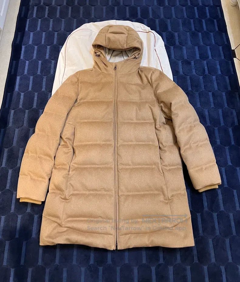 Loro Piana Loro Piana Camel Pure Cashmere Down Jacket Size US M / EU 48-50 / 2 - 1 Thumbnail