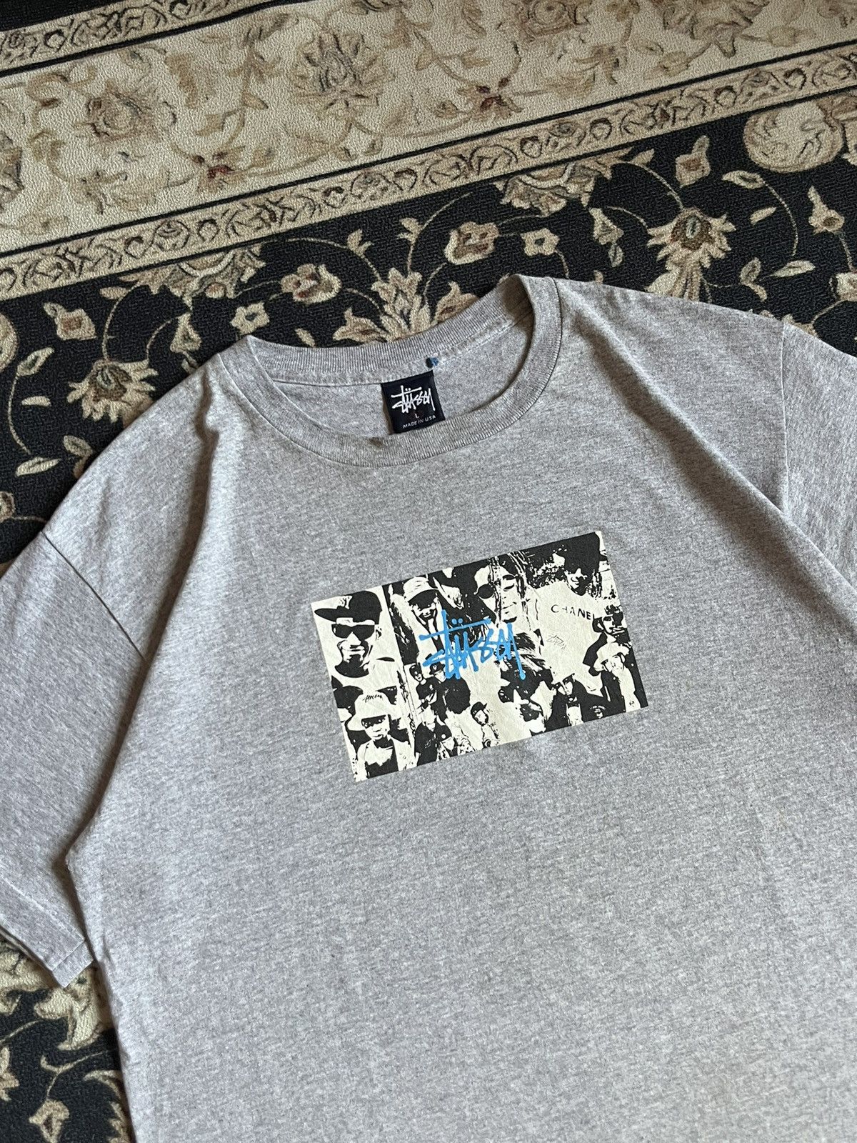 Stussy × Vintage Vintage 90s Stussy Photo Tee Size US L / EU 52-54 / 3 - 2 Thumbnail