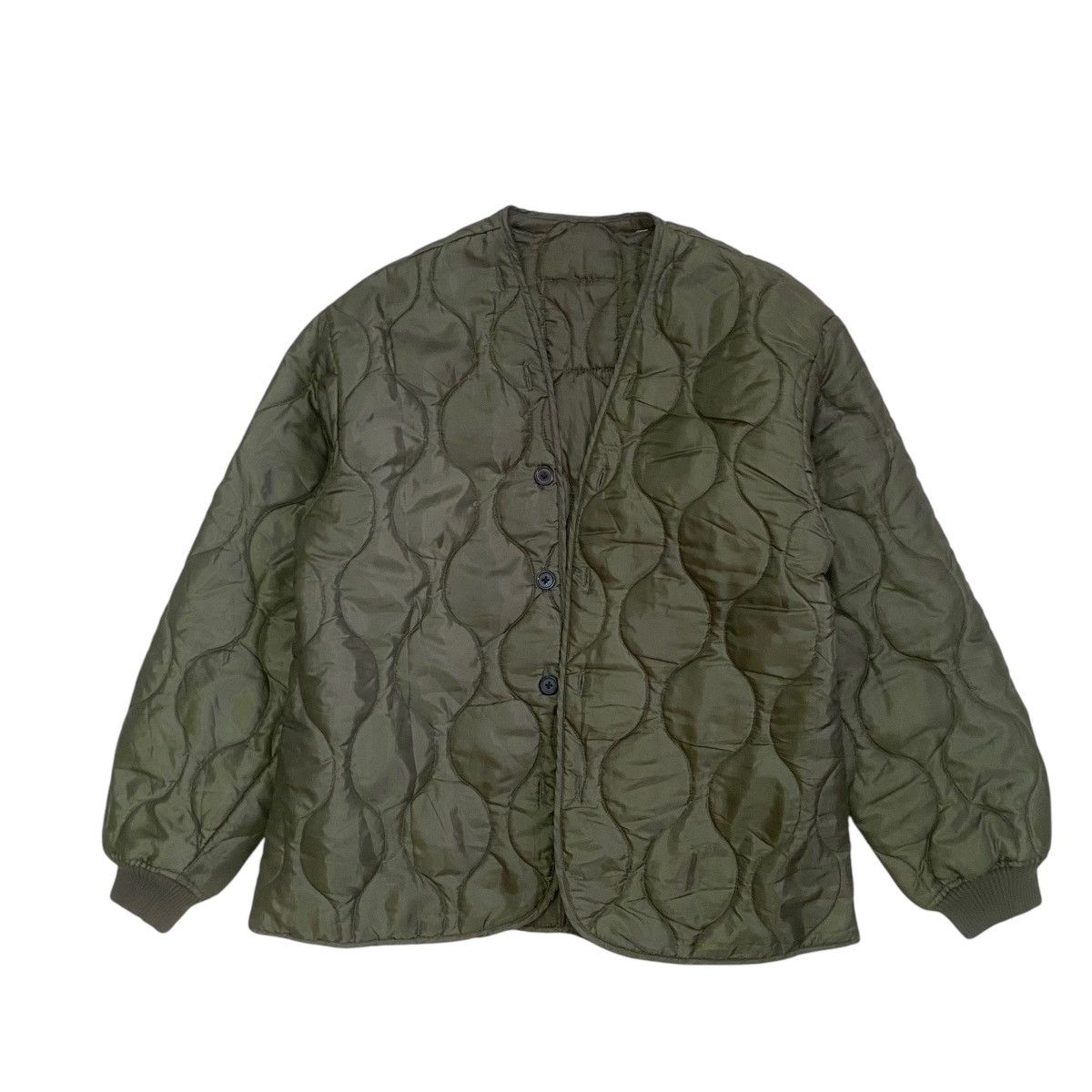 Vintage Vintage Military Quilted Padded Puffer Down Jacket Size US M / EU 48-50 / 2 - 1 Thumbnail