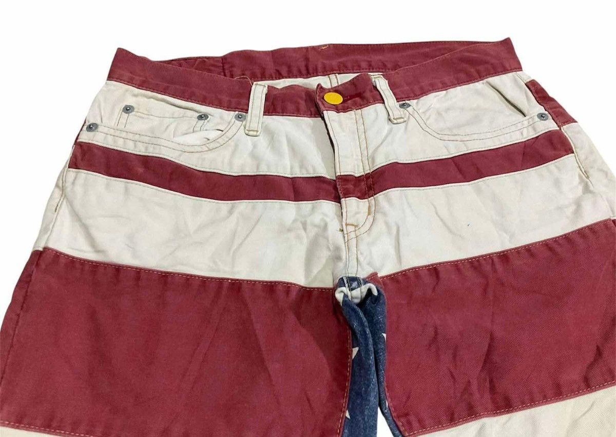Hysteric Glamour 🔥Y2K Archived Hysteric Glamour Hagi Flared Denim USA Flag Size US 30 / EU 46 - 3 Thumbnail