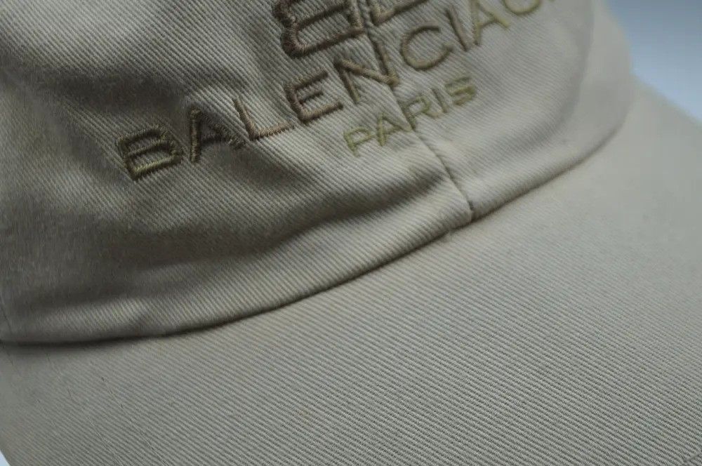 Balenciaga Vintage Balenciaga cap 90s cap beige Size ONE SIZE - 4 Thumbnail