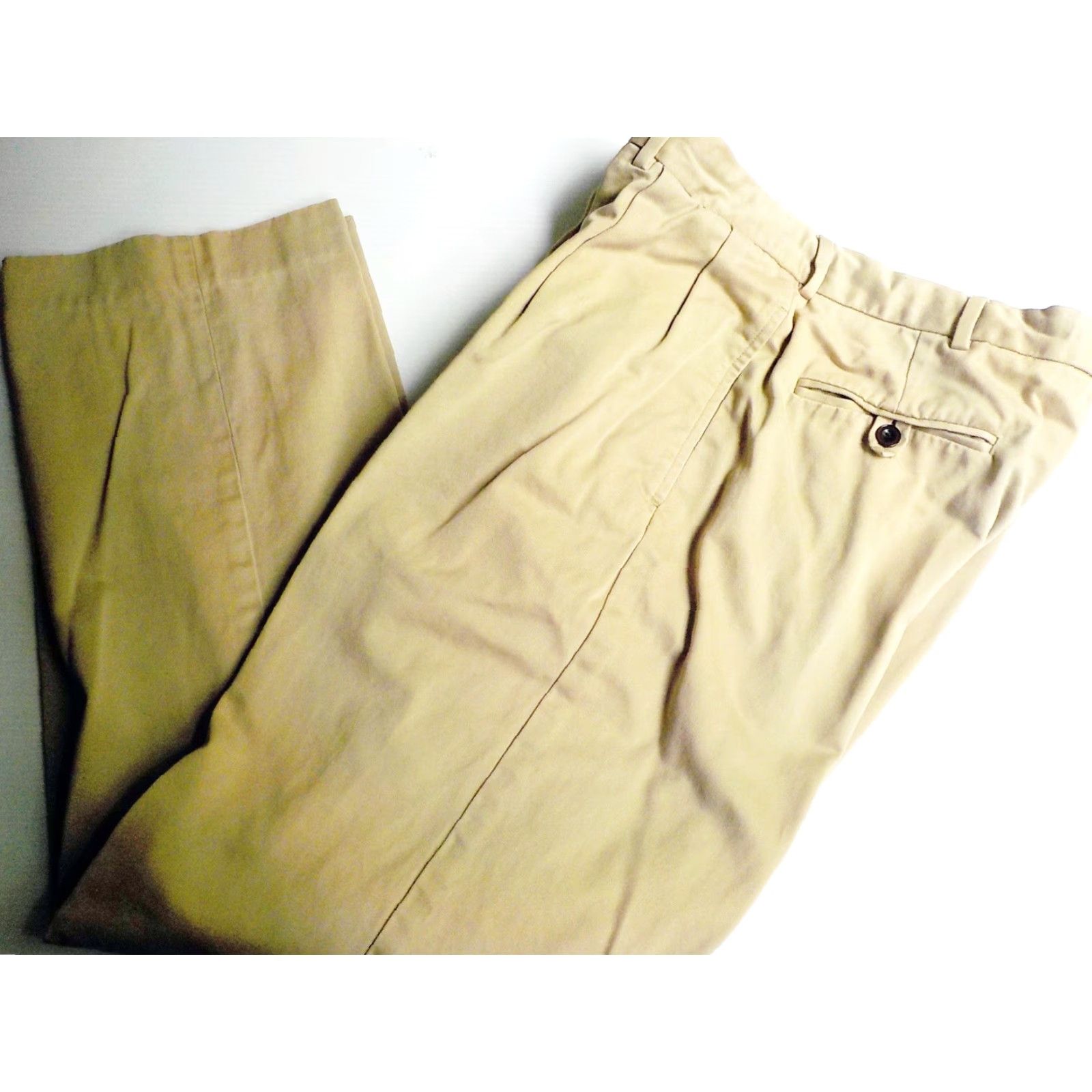 Polo Ralph Lauren POLO RALPH LAUREN 100% Coton Pleated Front Khaki Pants SZ 34 Size US S / EU 44-46 / 1 - 2 Thumbnail