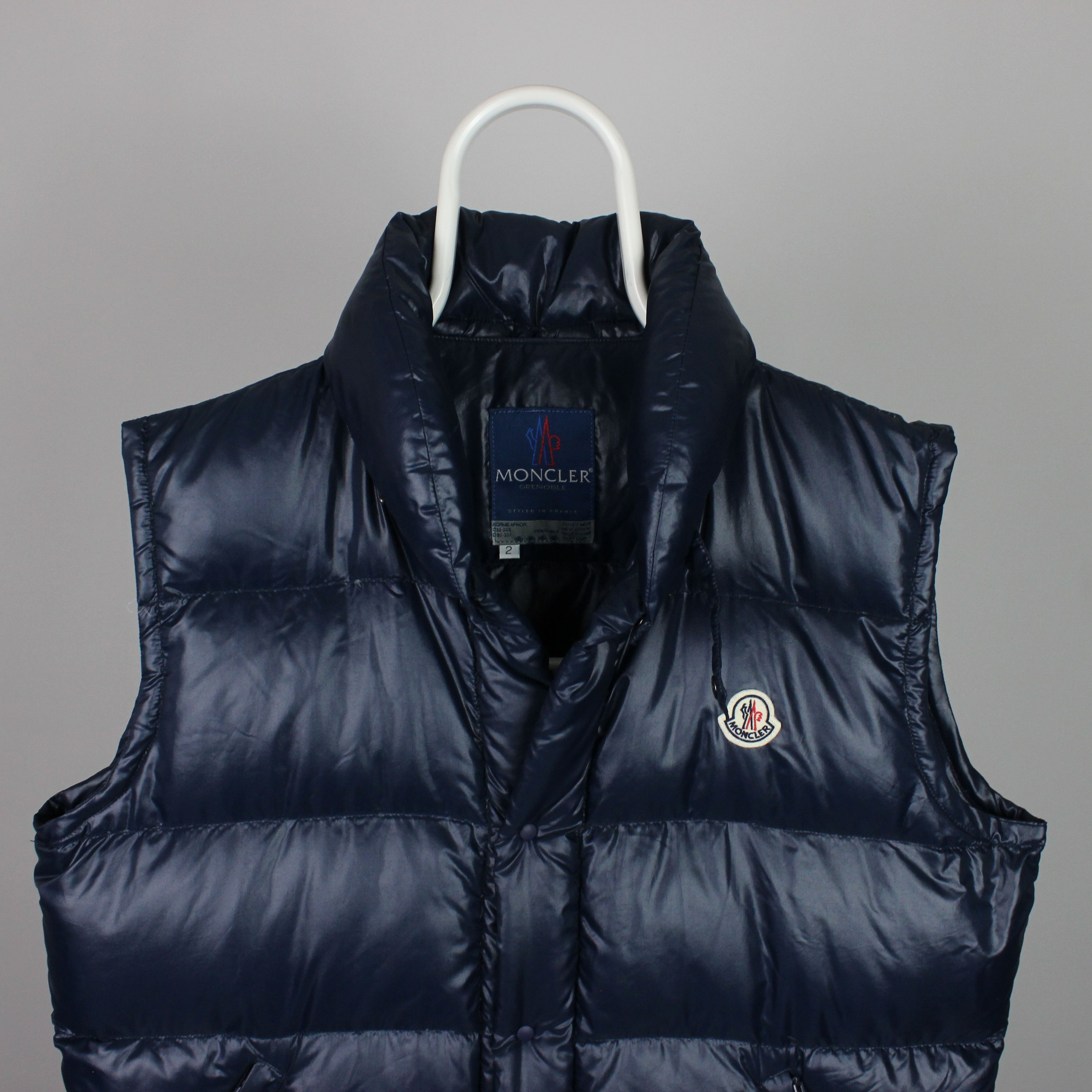 Moncler moncler grenoble vest down nylon M blue mens Size US M / EU 48-50 / 2 - 10 Thumbnail