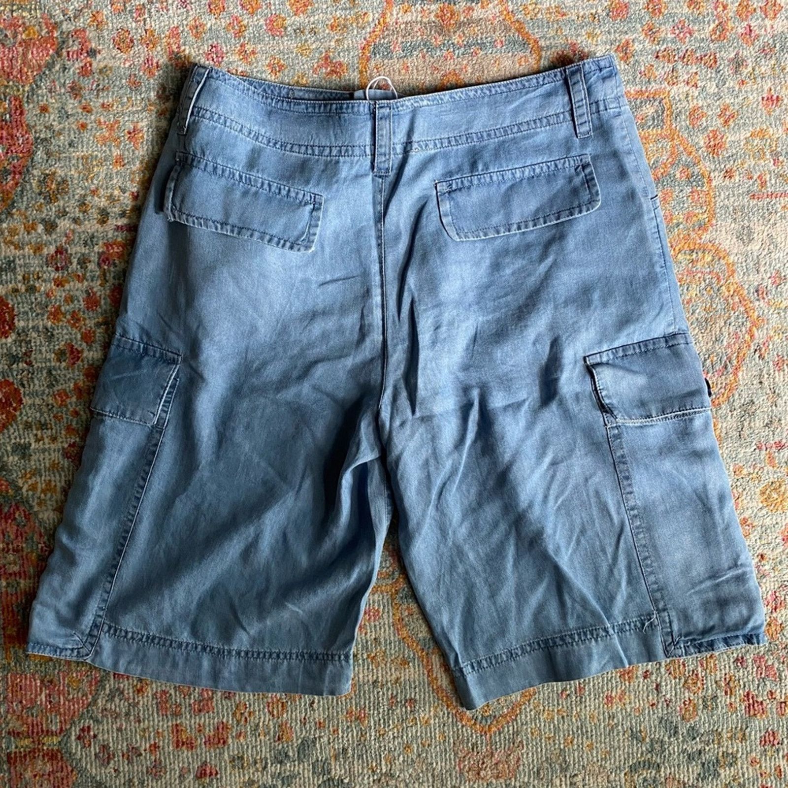 Barker NEW WALTER BAKER $168 Theo Womens Cargo Shorts Chambray 2 Size 26" / US 2 / IT 38 - 10 Thumbnail