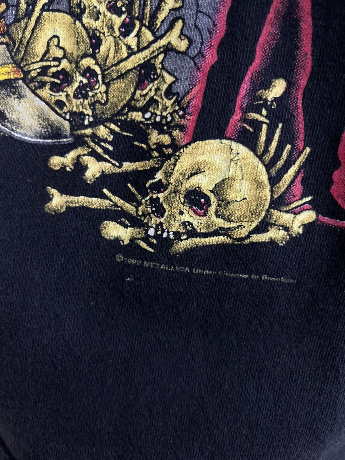 Band Tees Vintage 1992 Metallica Unforgiven Size US L / EU 52-54 / 3 - 3 Thumbnail
