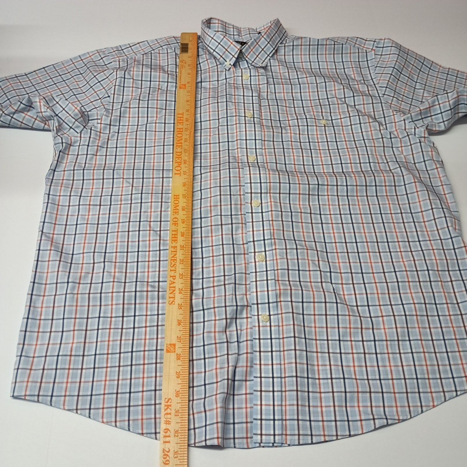 Orvis Orvis Plaid Shirt Men's Size 2XL Light Blue Multicolor Plaid Size US XXL / EU 58 / 5 - 5 Thumbnail