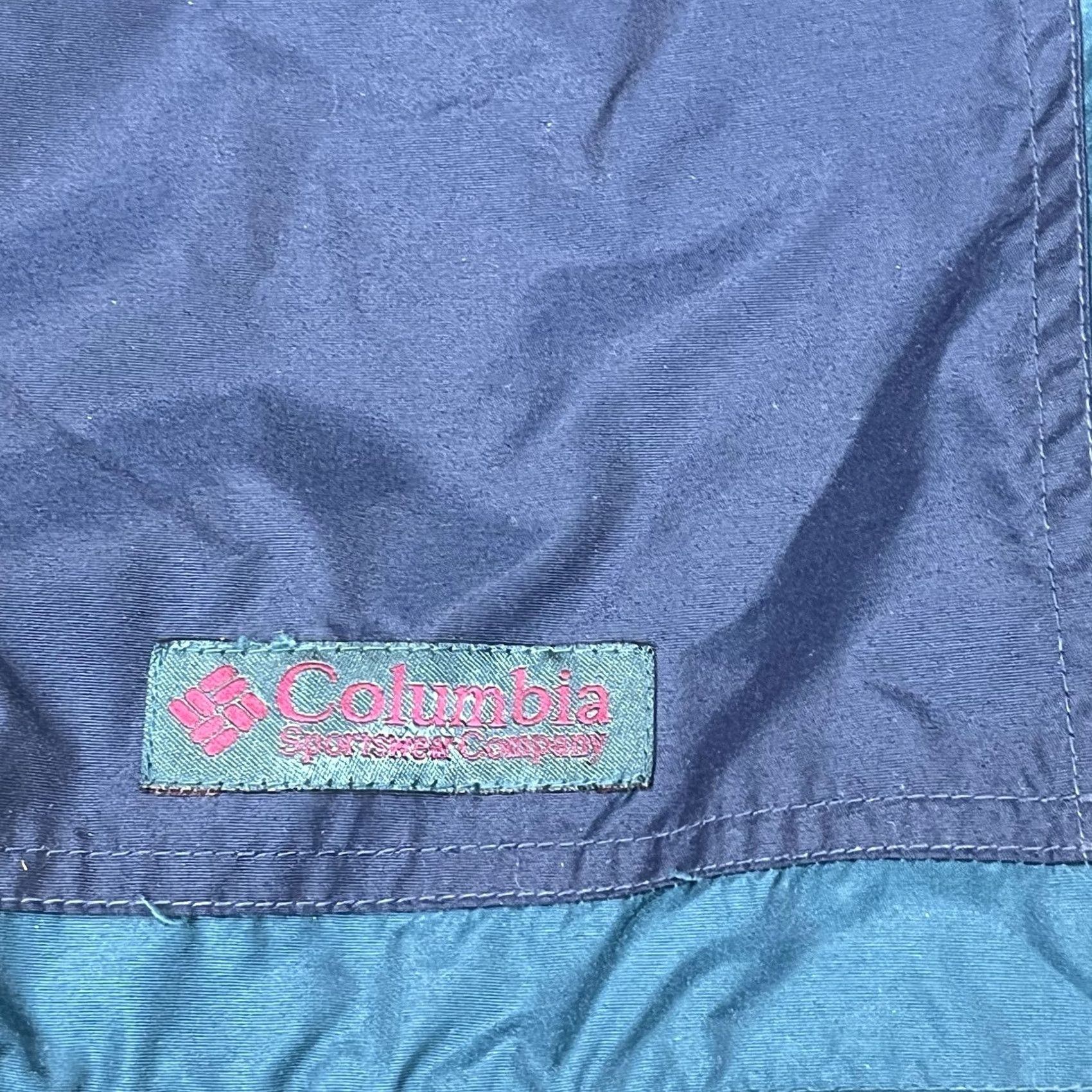 Vintage VTG 90s Columbia Vamoose 3-in-1 Jacket Women's L Green Nylon Winter Hooded Windproof Waterproof Zip Pockets Size L / US 10 / IT 46 - 5 Thumbnail
