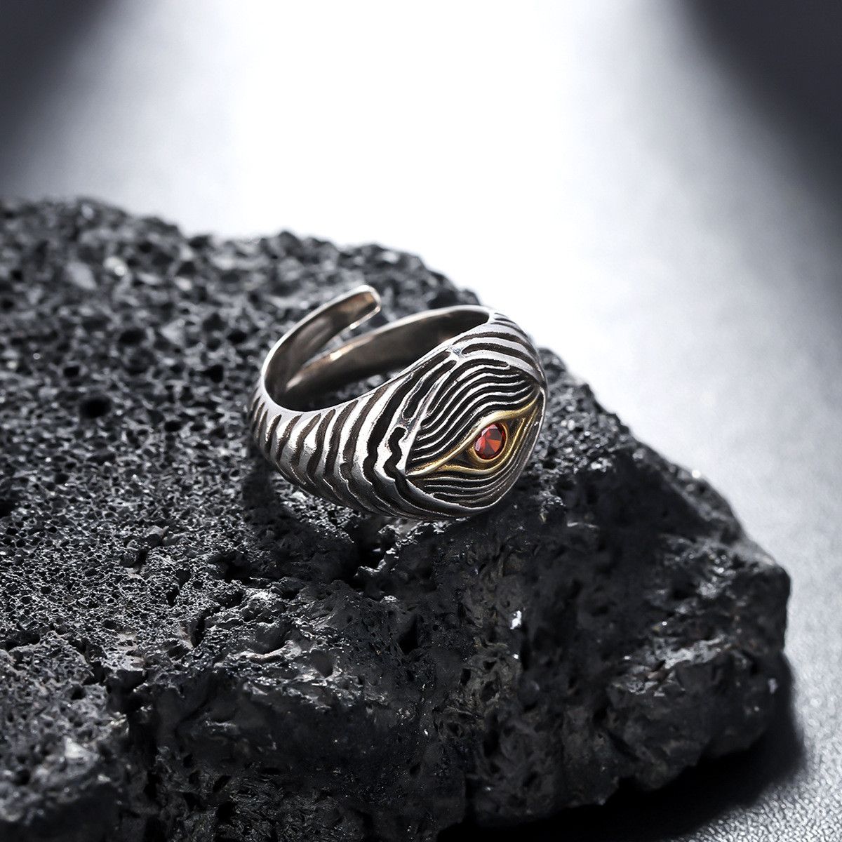 Jewelry Matchless Jewelry Rings Open Size Chrome Ring (Size 7-13) Size ONE SIZE - 4 Thumbnail