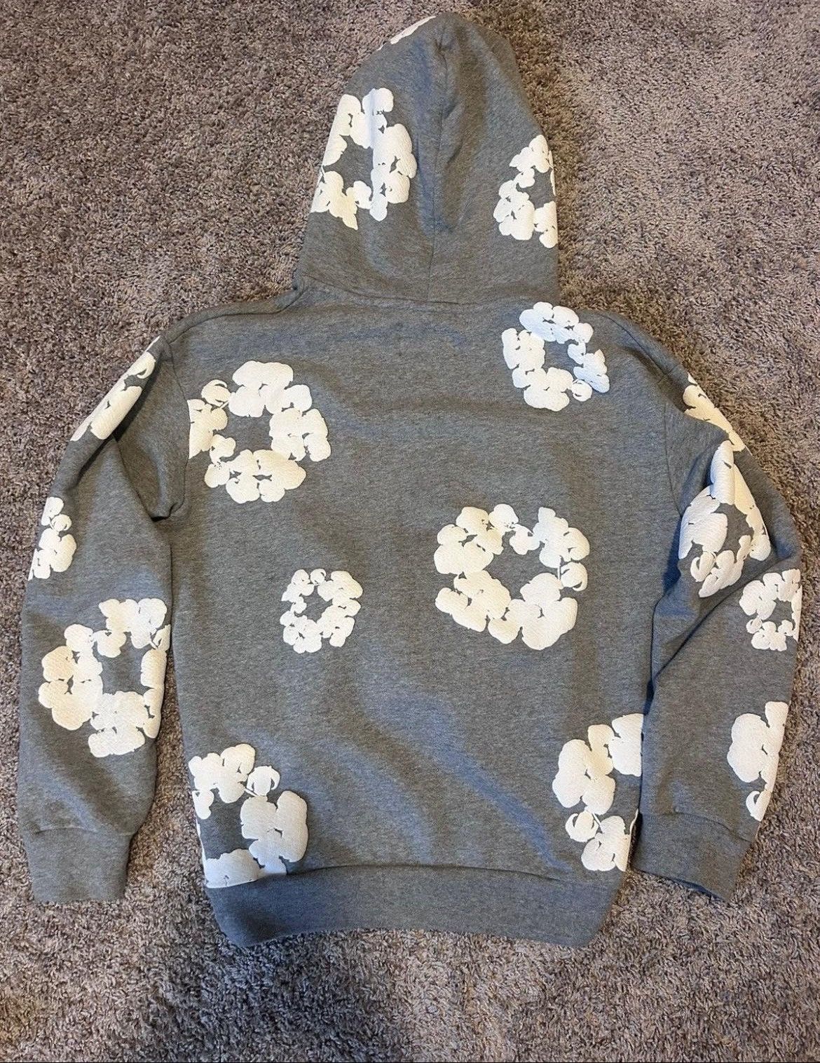 DENIM TEARS DENIM TEARS - Grey Cotton Wreath Hoodie Medium Size US M / EU 48-50 / 2 - 2 Thumbnail