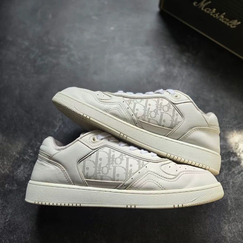 Dior DIOR B27 White Printed Sneakers Size 44-2506 Size US 10 / EU 43 - 2 Thumbnail