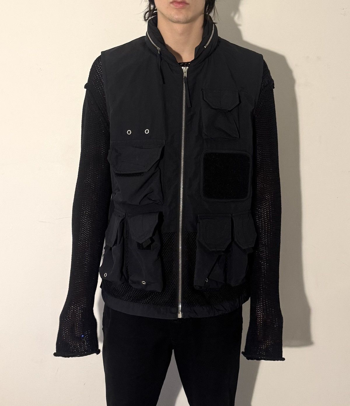 Helmut Lang Helmut Lang Black Tactical Vest Size US M / EU 48-50 / 2 - 3 Thumbnail