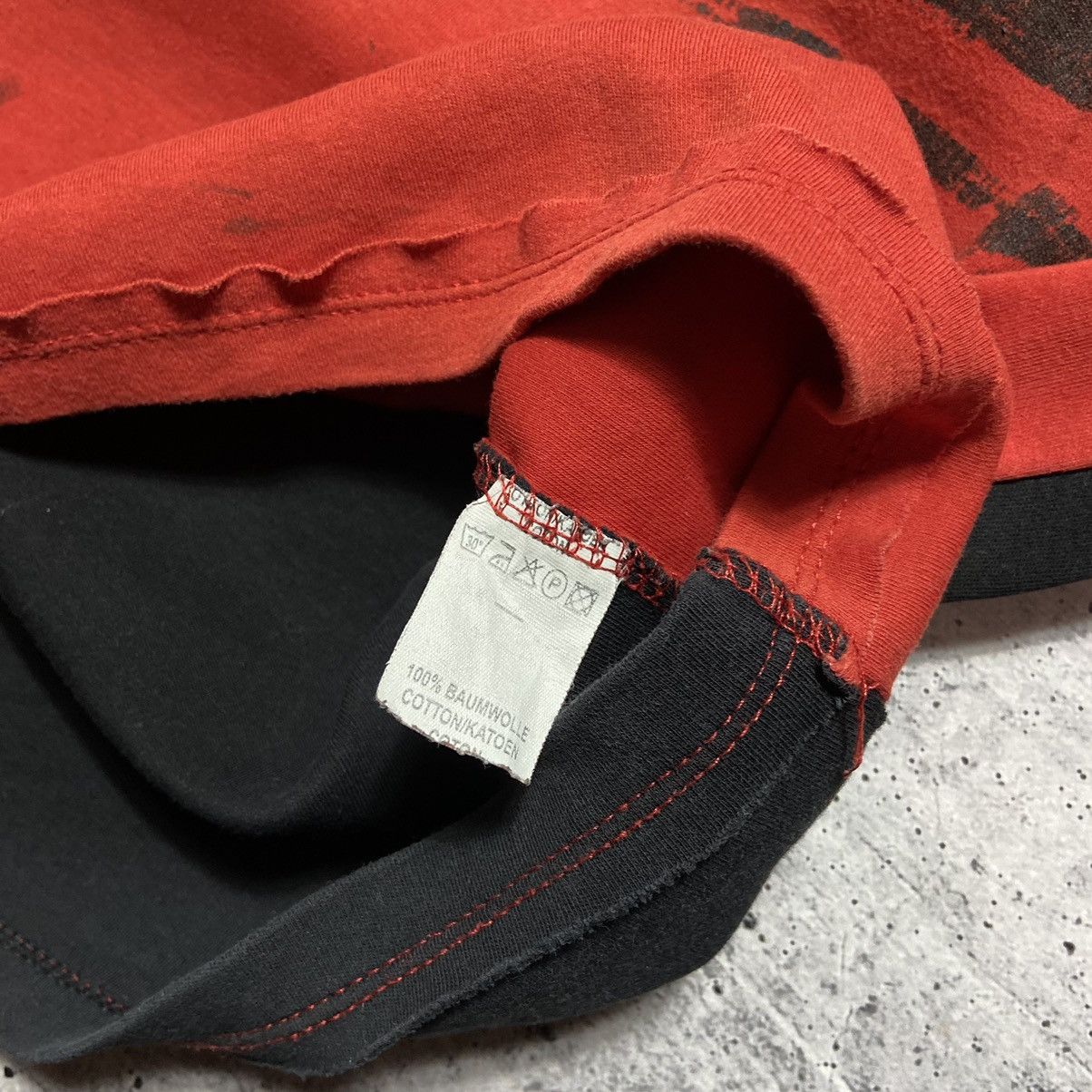 Diesel × Vintage 📌 Crazy Vintage Diesel Custom Patchwork Tee Size US L / EU 52-54 / 3 - 11 Thumbnail