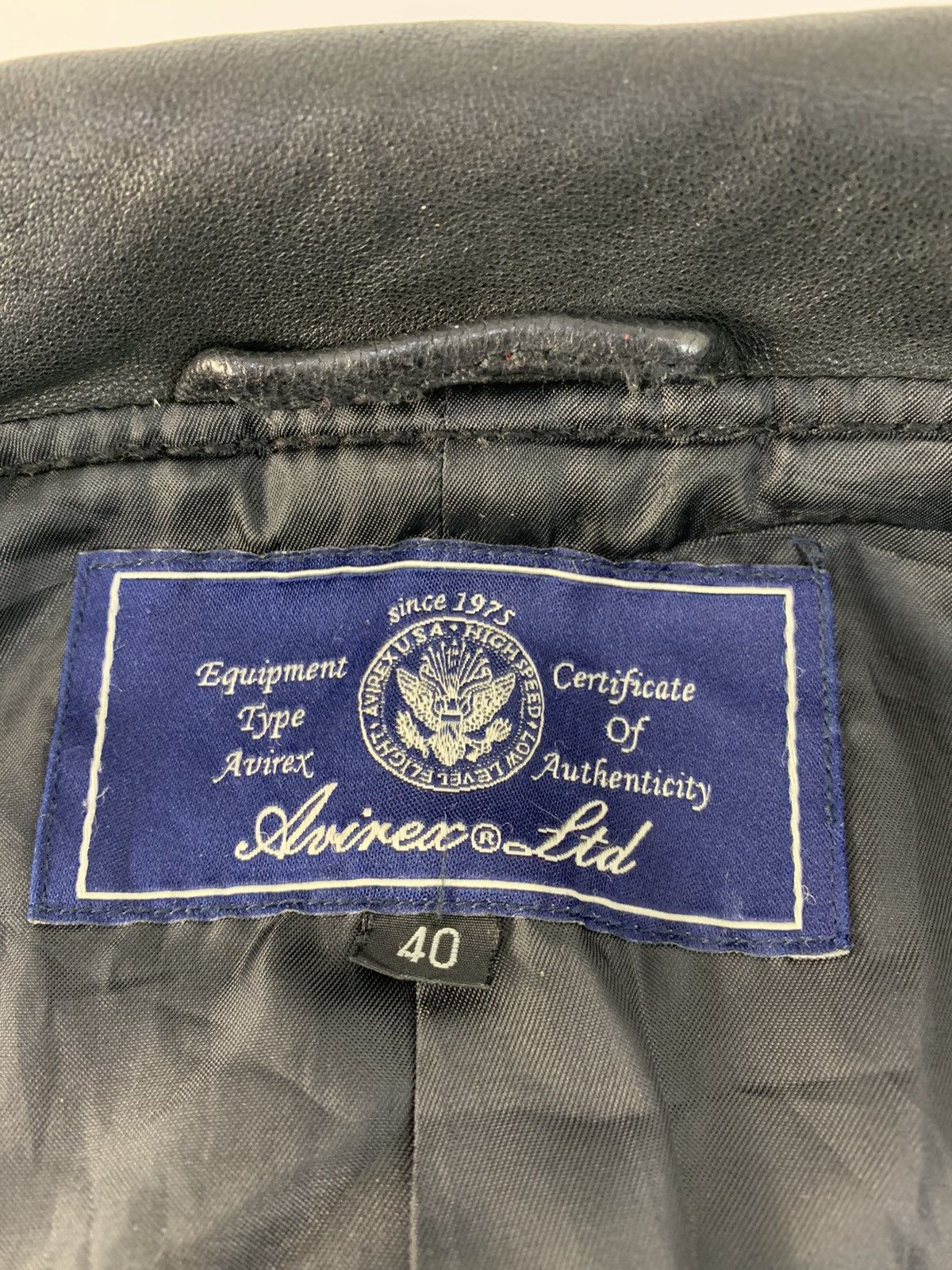 Avirex Vintage 90s Avirex Usa Flight Garment Leather Jacket Size US M / EU 48-50 / 2 - 6 Thumbnail