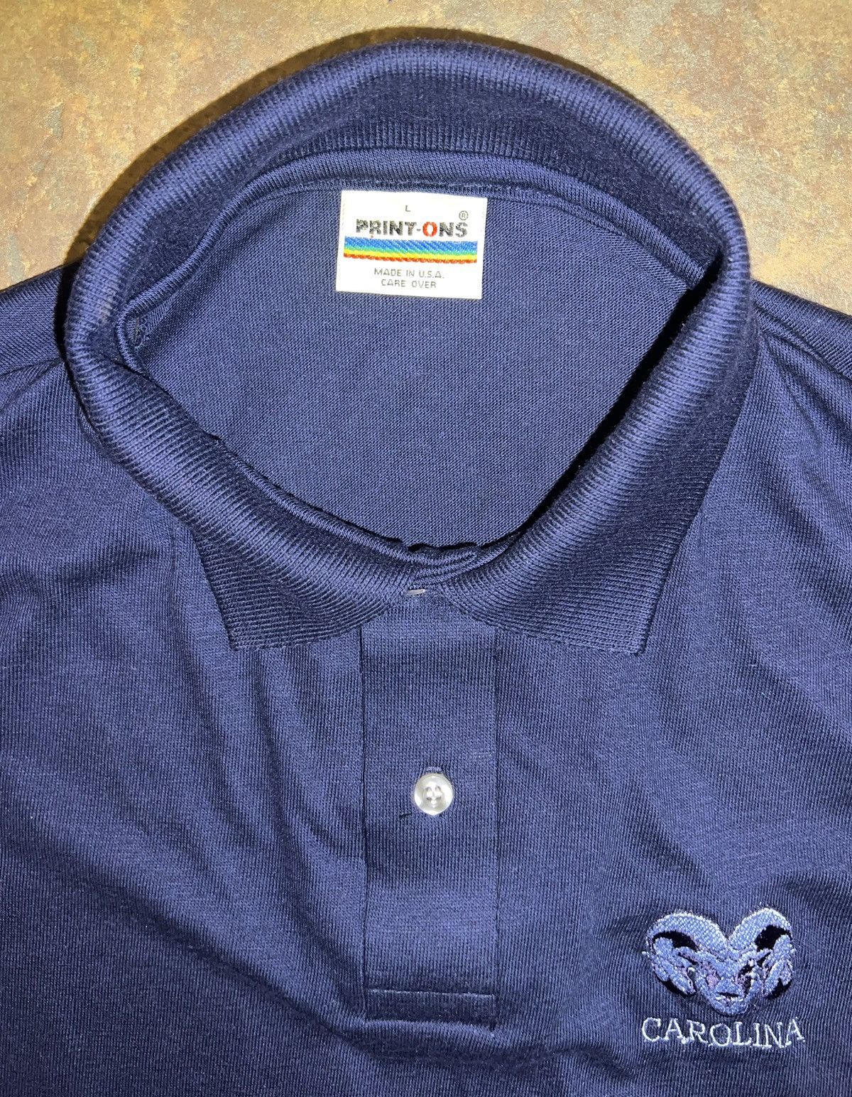 NCAA × Vintage VINTAGE UNC TAR HEELS POLO Size US L / EU 52-54 / 3 - 8 Thumbnail