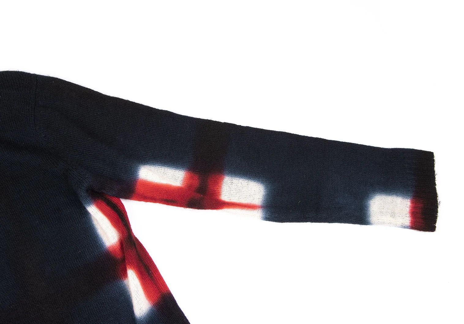Yohji Yamamoto Yohji Yamamoto Wool Dyed Check Knit Navy Red Size US M / EU 48-50 / 2 - 5 Thumbnail