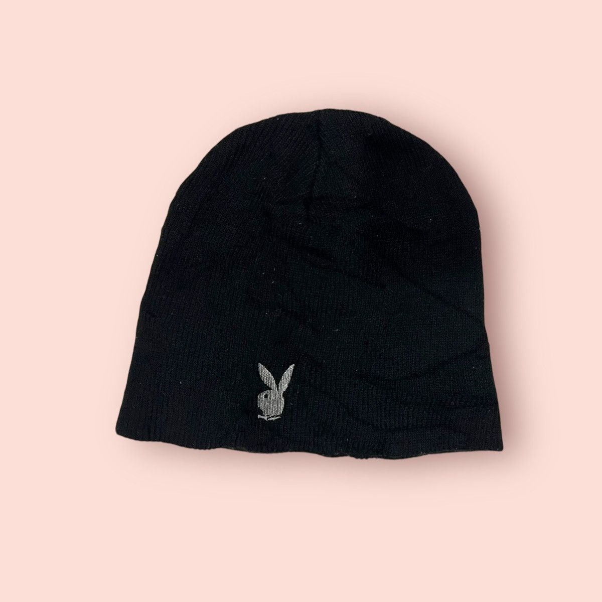 Playboy × Vintage VINTAGE PLAYBOY SILVER BUNNY LOGO BEANIE Size ONE SIZE - 13 Thumbnail