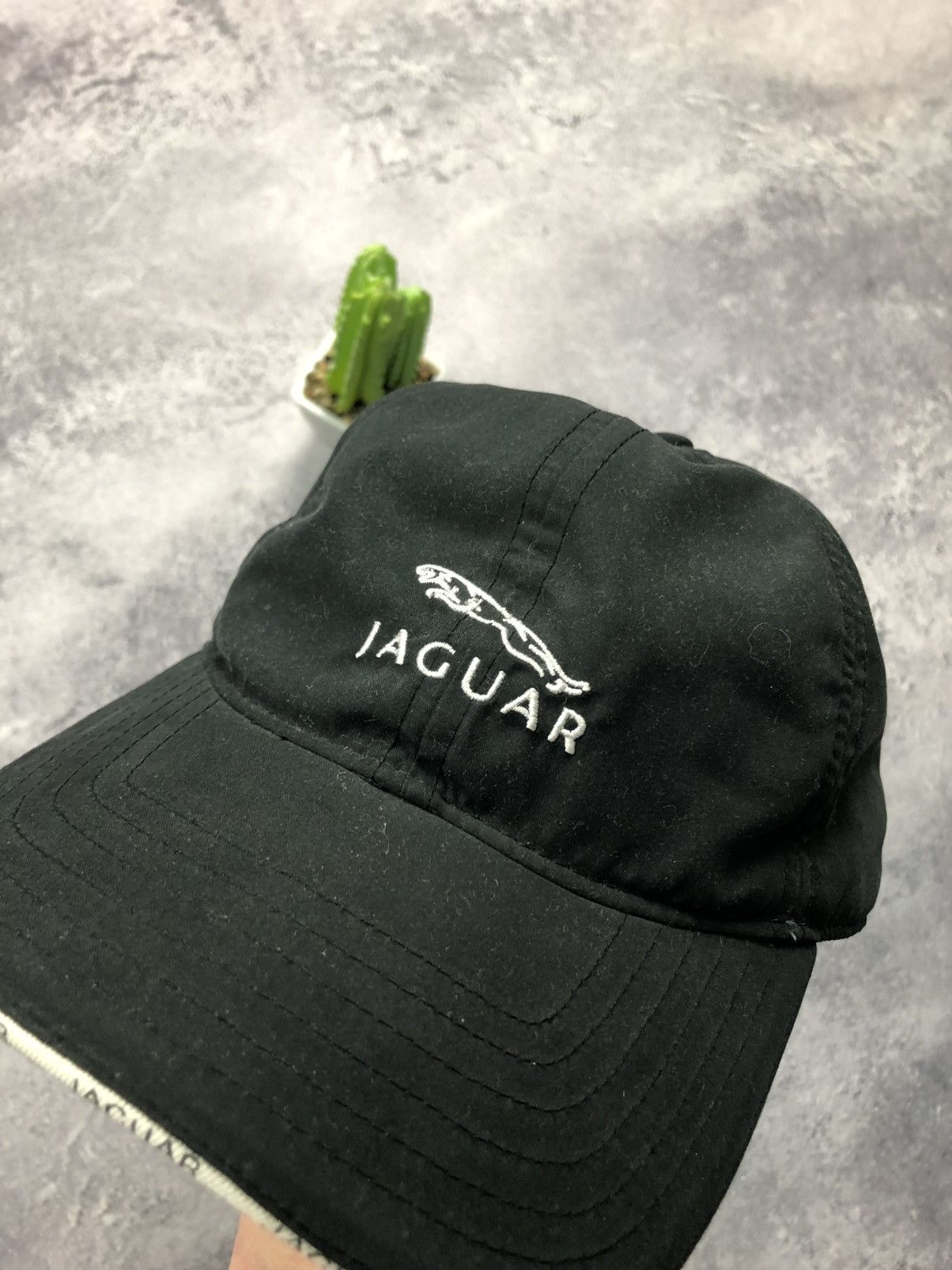 Other JAGUAR Vintage Big Logo Cap Hat Black Streetwear Dad Hype Size ONE SIZE - 3 Thumbnail