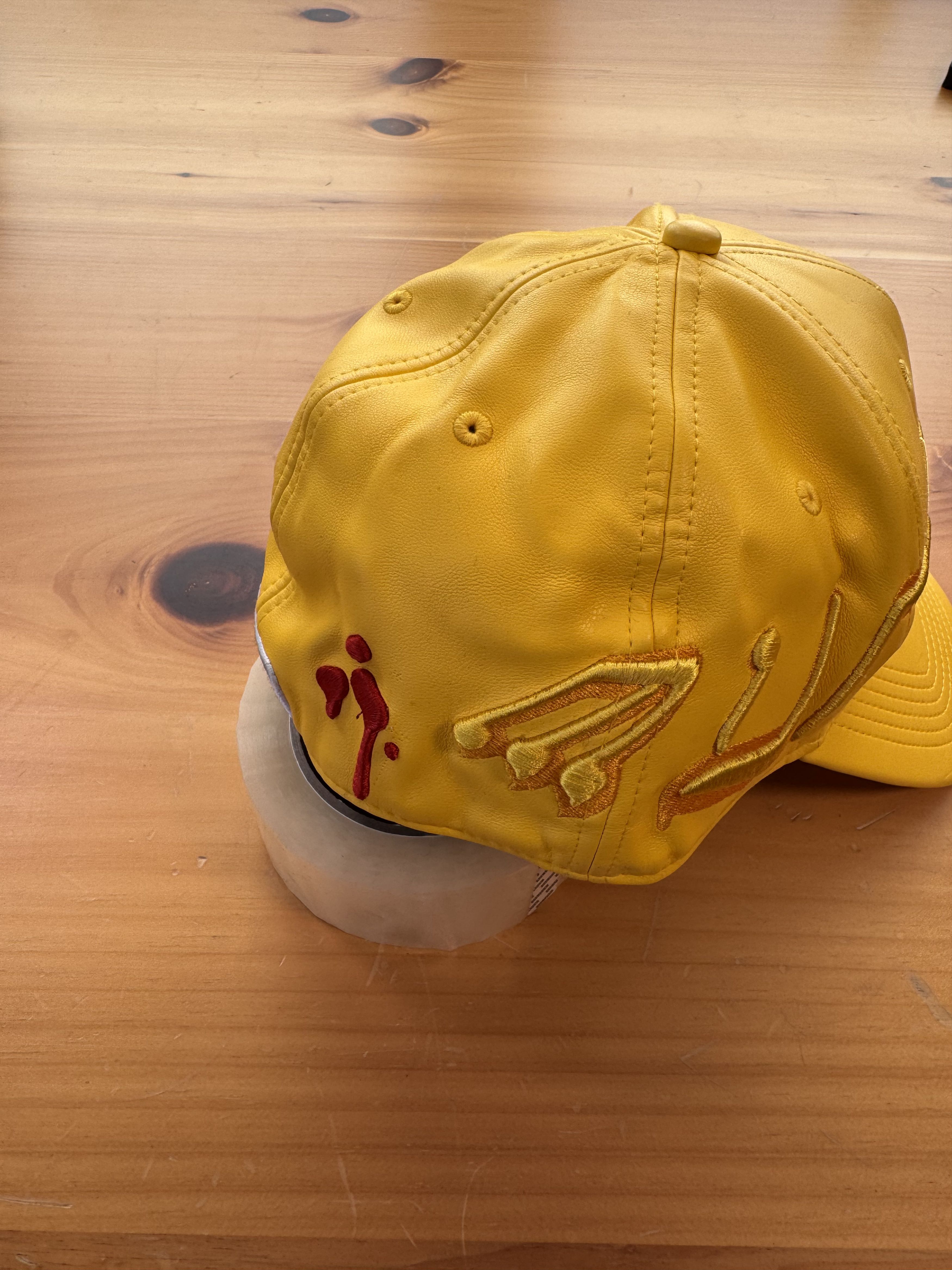 murd333r.fm 1/1 Sample size 7 3/4 Murder FM Leather fitted hat Size ONE SIZE - 4 Thumbnail