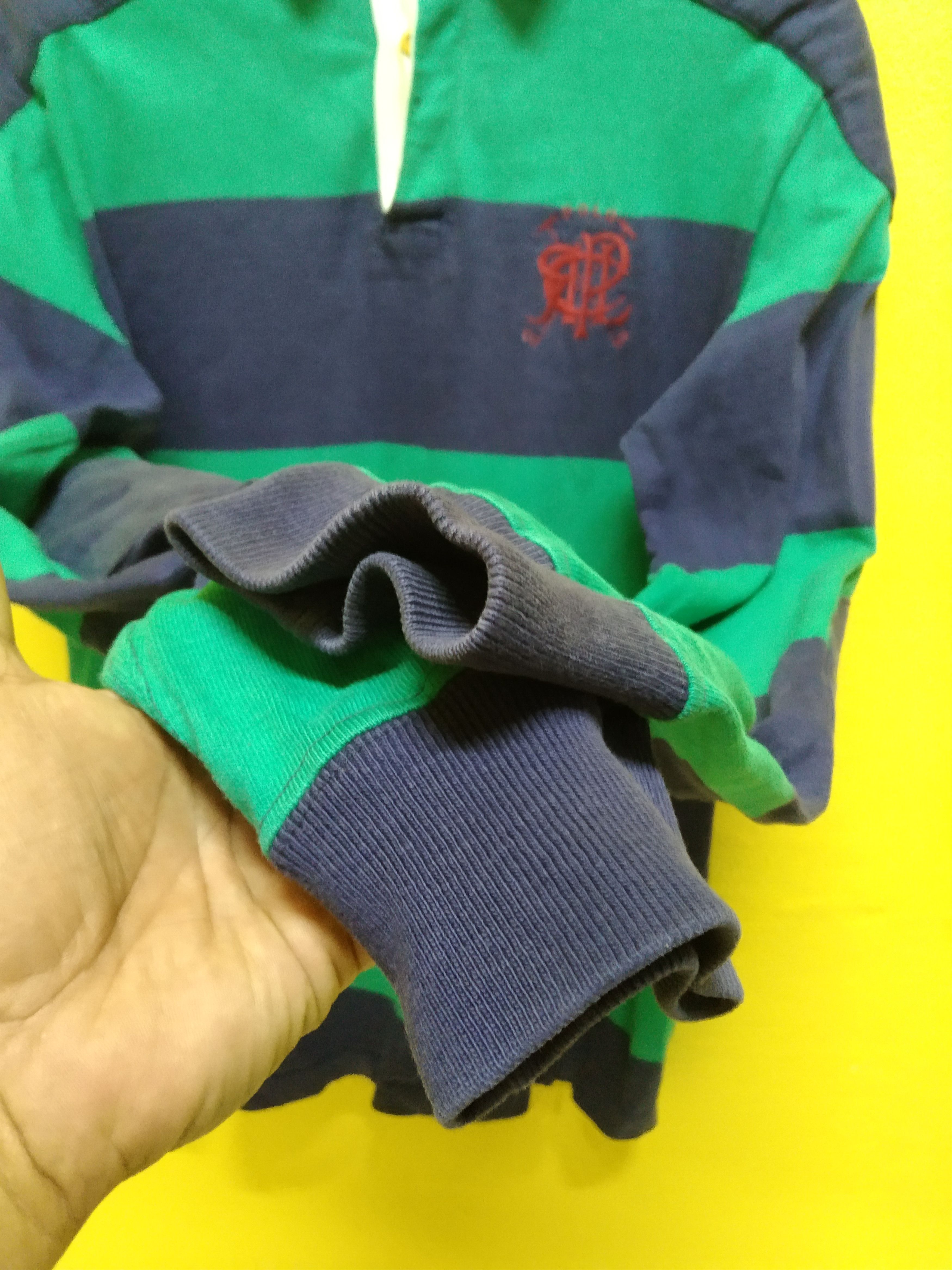 Polo Ralph Lauren × Ralph Lauren × Vintage Vintage Polo Ralph Lauren Rugby Long Sleeve Shirt Size US M / EU 48-50 / 2 - 4 Thumbnail
