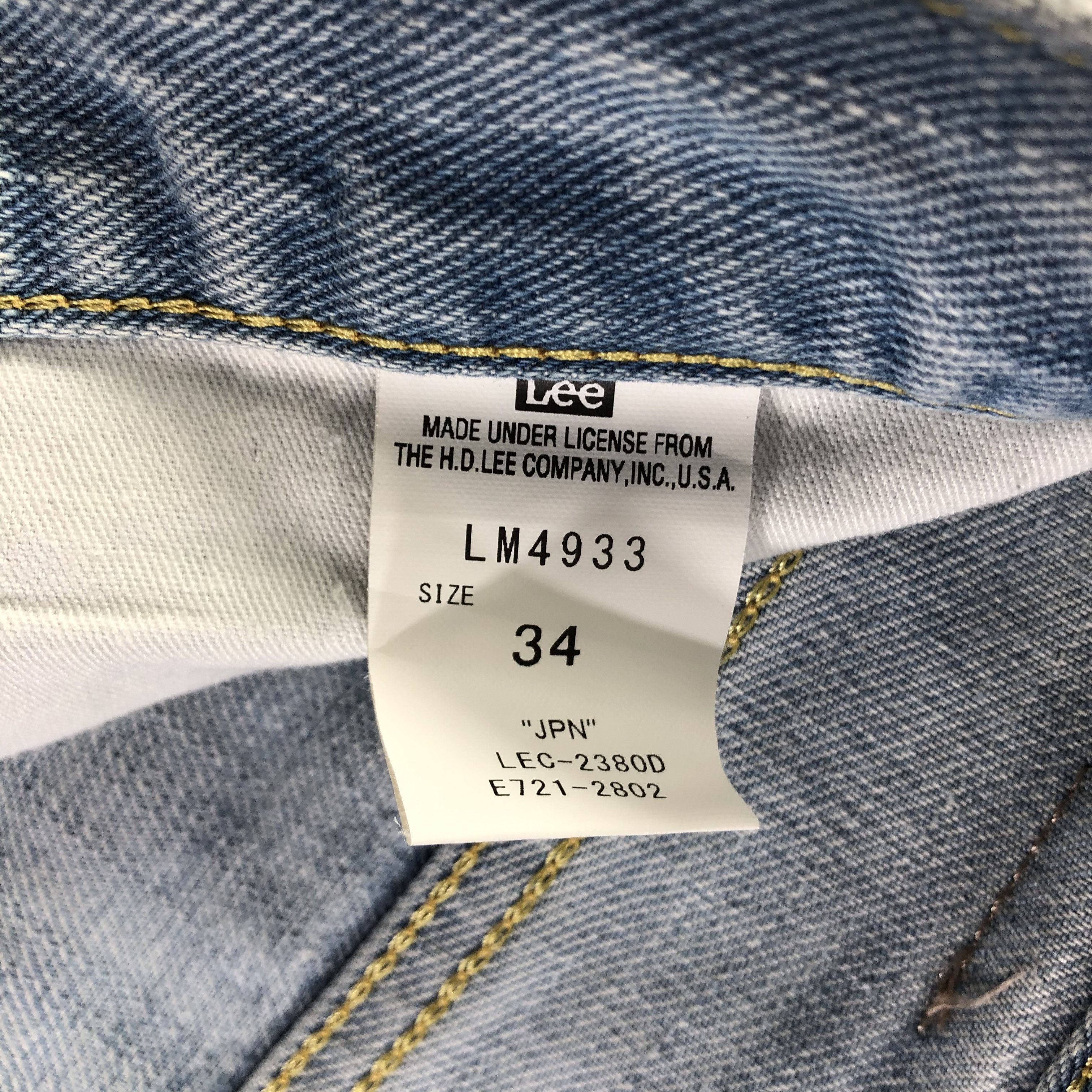 Lee × Vintage Vintage Blue Wash Lee Jeans-JM3248 Size US 35 - 8 Thumbnail