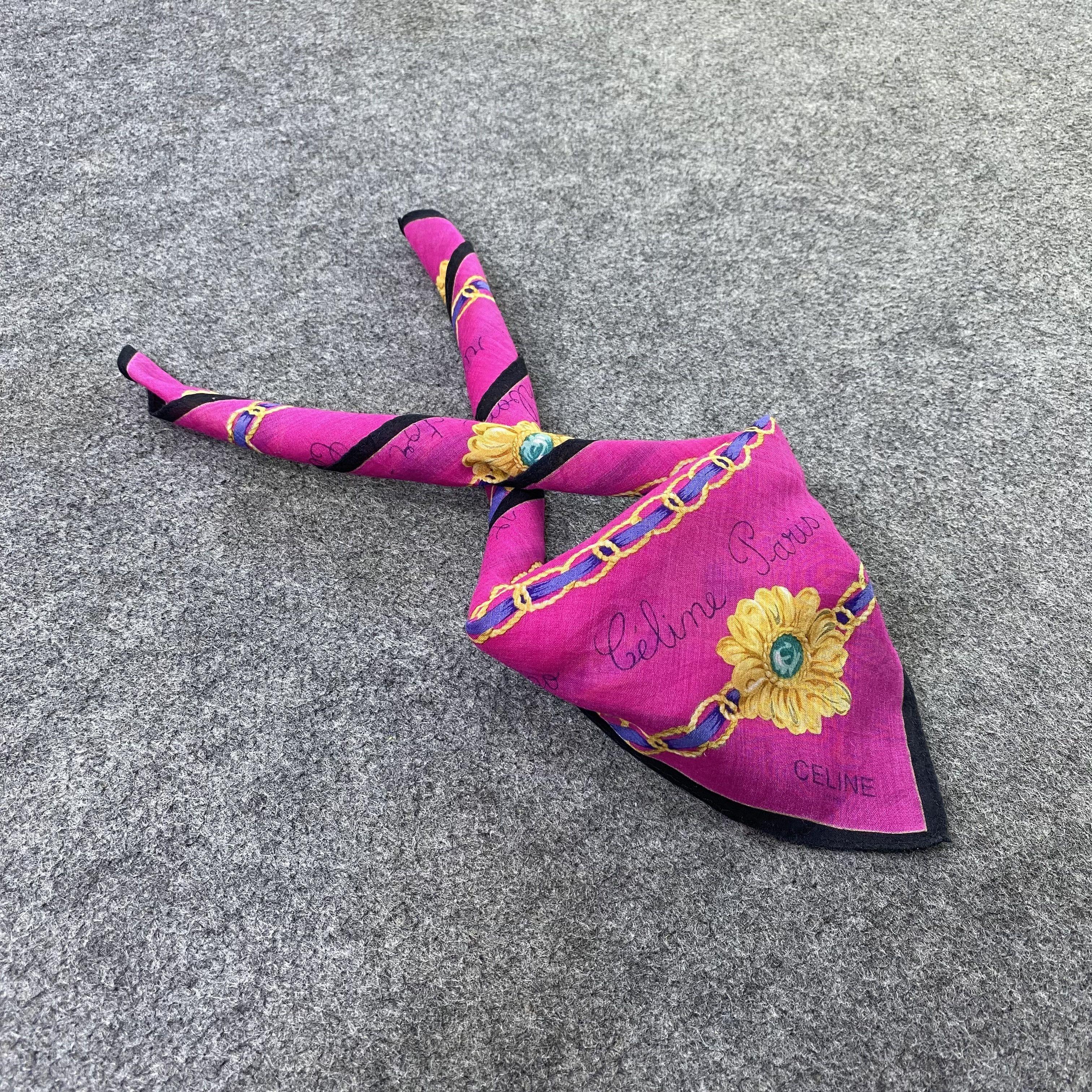 Celine Celine Handkerchief / Bandana / Neckerchief-B2287 Size ONE SIZE - 1 Thumbnail