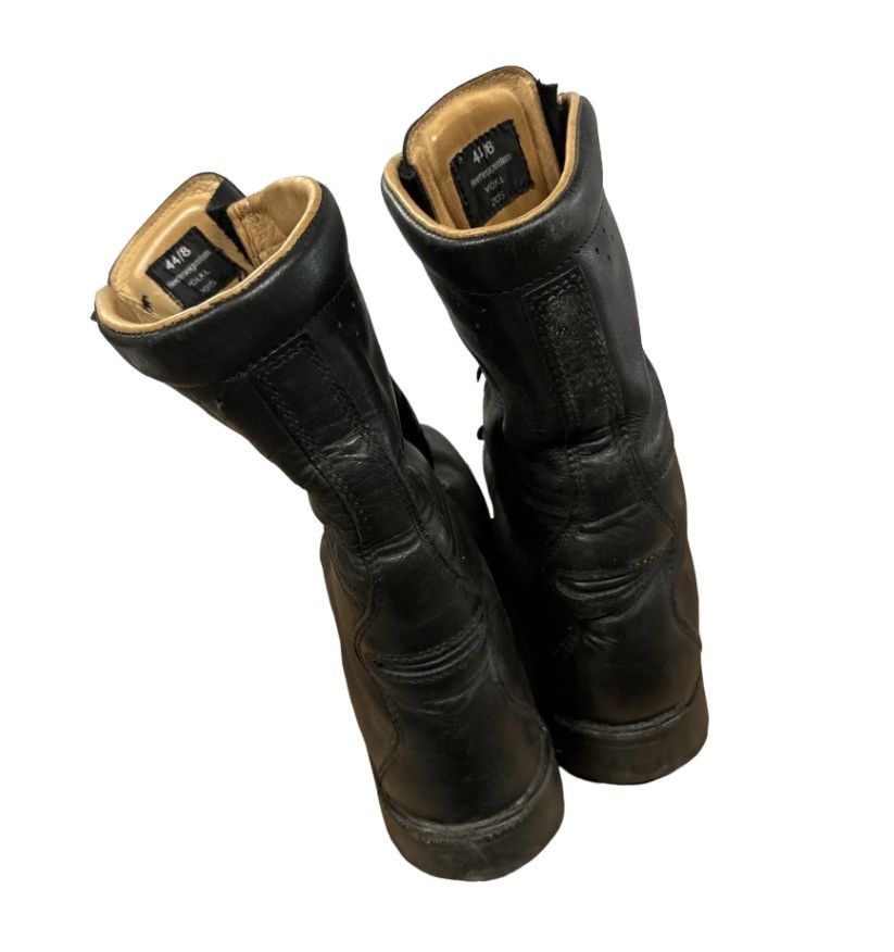 Vintage 1980s True Vintage Black Leather Military Boots Size US 8 / EU 41 - 3 Thumbnail