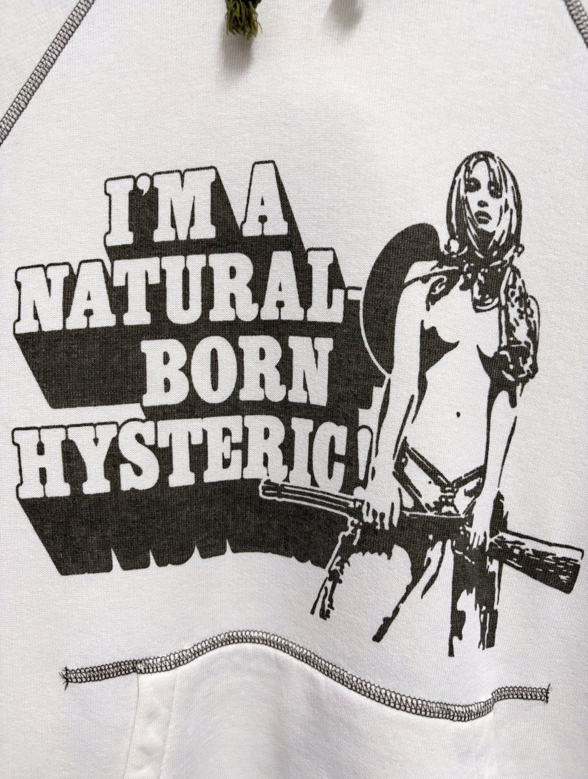 Hysteric Glamour Vintage 90's Hysteric Glamour " Natural Born Hys " Hoodie Size US S / EU 44-46 / 1 - 4 Thumbnail