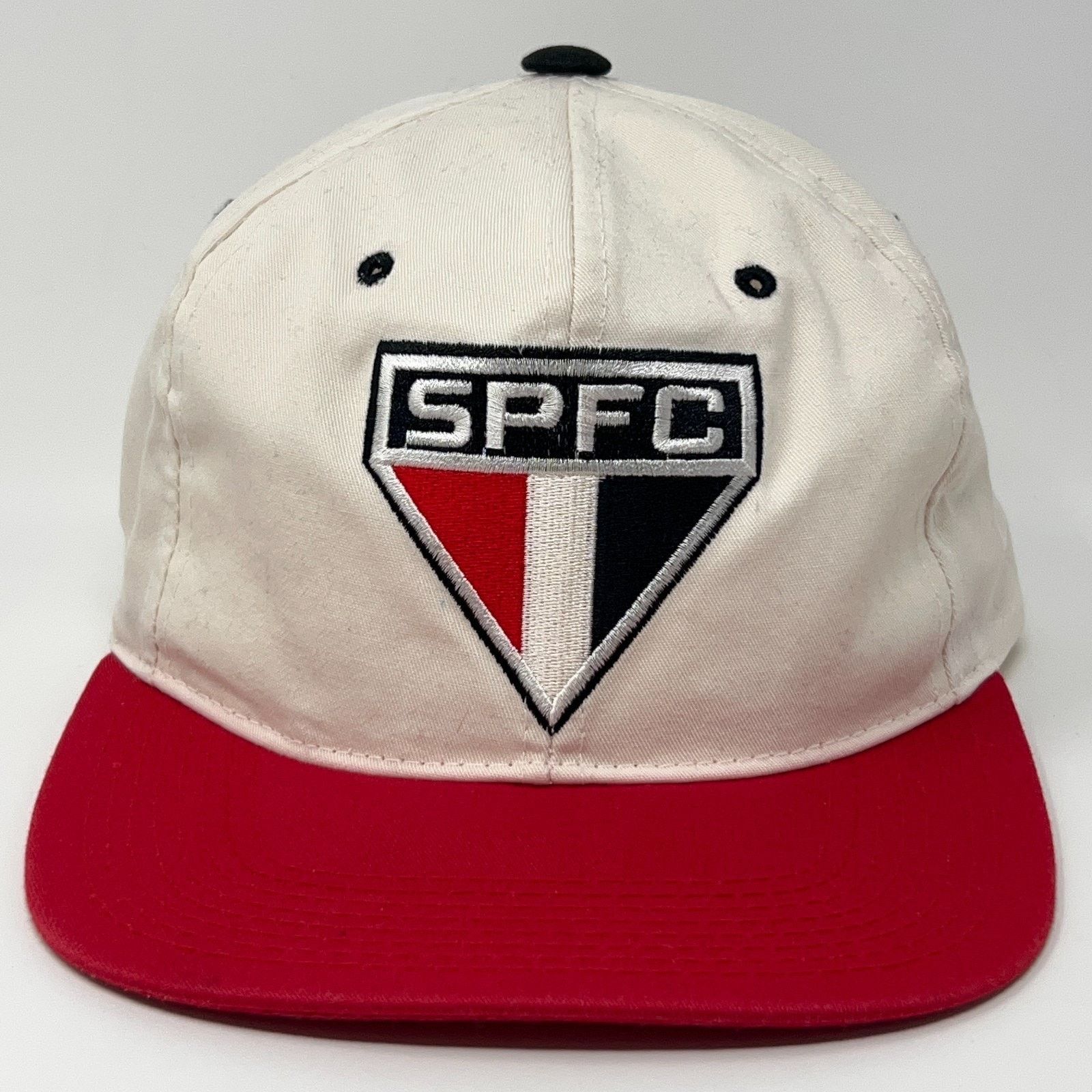Vintage Vintage SPFC Sao Paulo FC Hat Baseball Cap Brazil White Size ONE SIZE - 1 Thumbnail