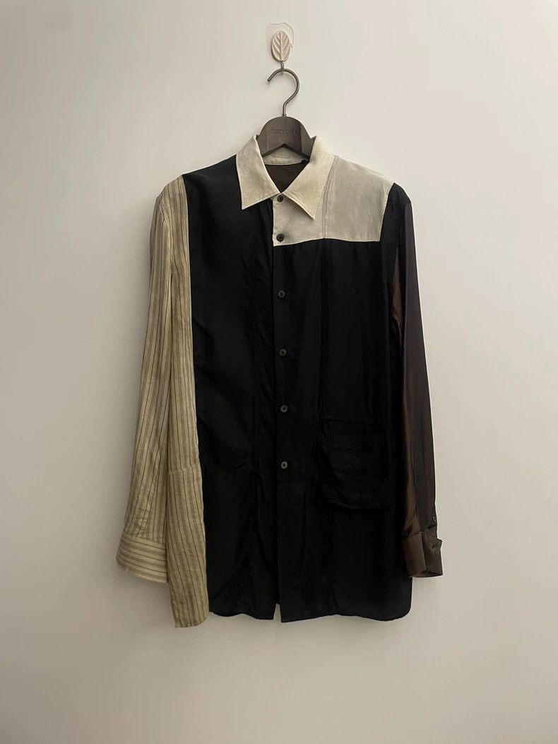 Ziggy Chen Multi Fabric Shirt