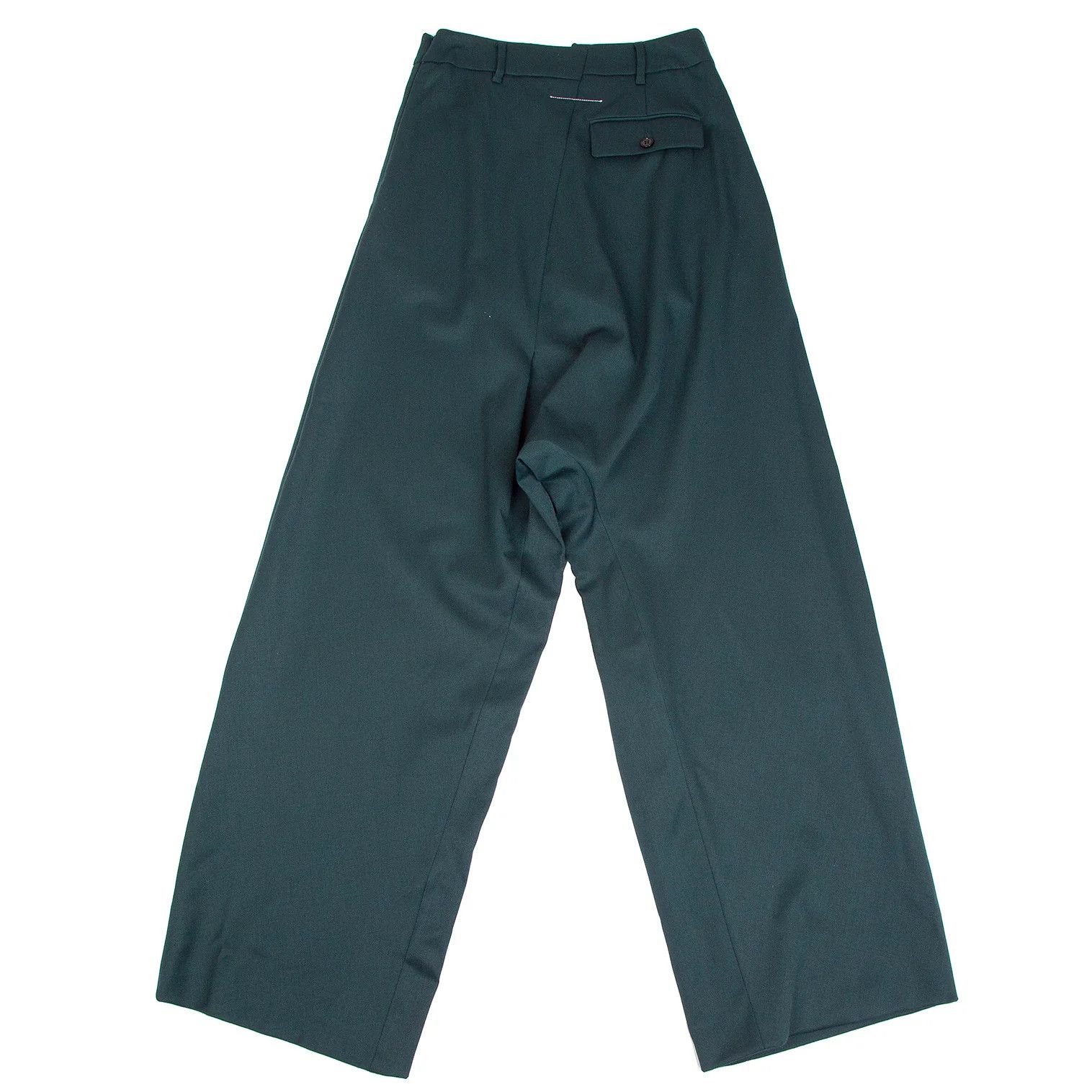 Maison Margiela Bias Cut Sarouel Pants in Dark Green Size 40 Size 28" / US 6 / IT 42 - 7 Thumbnail